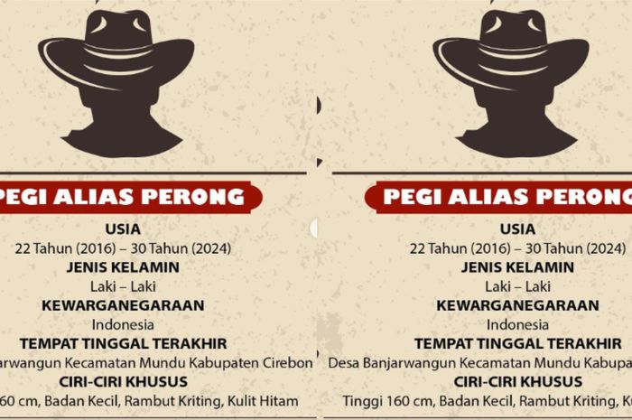 Dpo Tahun Ini Sosok Pegi Alias Perong Terduga Pelaku Utama Kasus Vina Cirebon Halaman