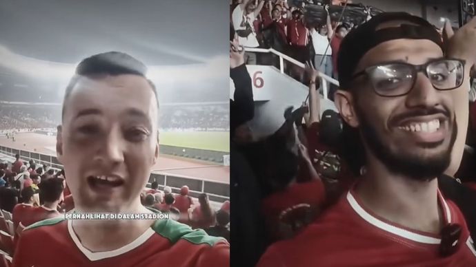  Momen Fans Dortmund dan MU Kagum dengan Suporter Timnas Indonesia