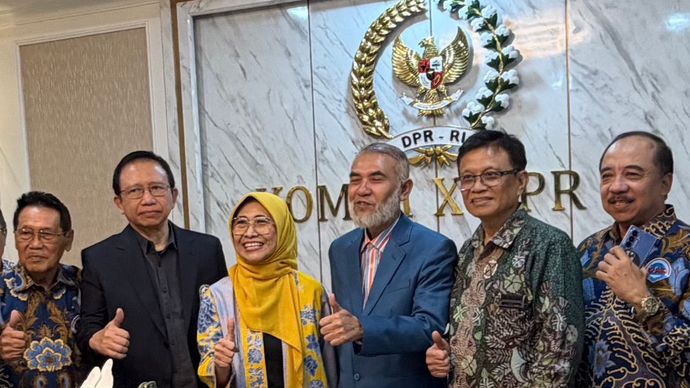 Rektor Universitas Paramadina Didik Rachbini menyampaikan pentingnya menjaga keadilan dalam ekosistem pendidikan tinggi nasional.  