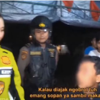 Polwan Dihujat Netizen Gegara Marahi Warga Lagi Makan, Polri Bilang Gini..