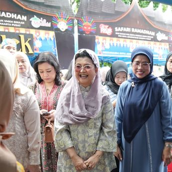 Hani Pramono Tinjau Safari Ramadhan dan Pasar Ibu Bisa