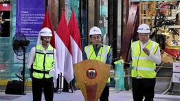 Pramono Resmikan Pembangunan Tunnel Boring Machine 1 untuk MRT Fase 2A di Harmoni