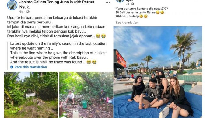 Suami yang Dikira Hilang Ternyata Berselingkuh di Bali <b>(Tangkapan Layar)</b>