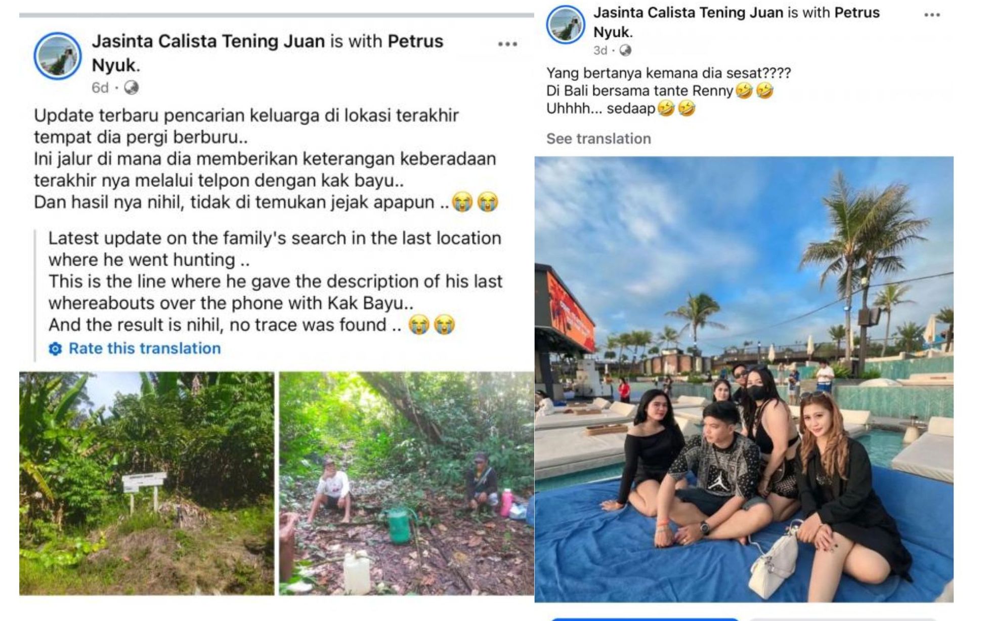 Suami yang Dikira Hilang Ternyata Berselingkuh di Bali <b>(Tangkapan Layar)</b>