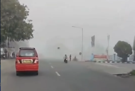 Pabrik Kimia meledak di Cilegon <b>(Instagram @jabodetabek24info)</b>