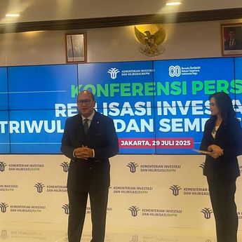 Menteri Rosan: Realisasi Investasi di Kuartal II 2025 Capai Rp477,7 Triliun, Tumbuh 11,5 Persen