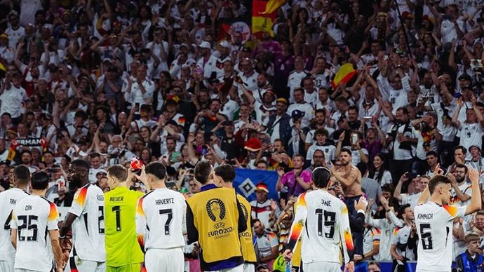 Jerman menang besar di laga perdana Euro 2024 <b>(Twitter DFB)</b>