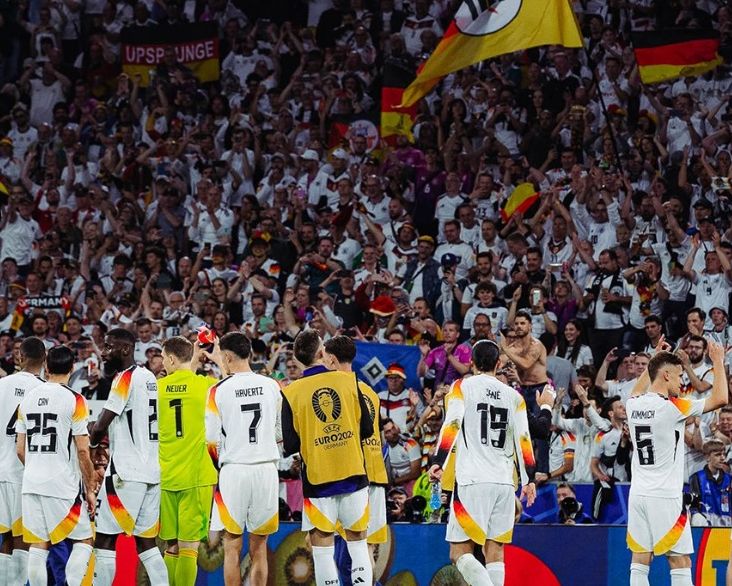 Jerman menang besar di laga perdana Euro 2024 <b>(Twitter DFB)</b>