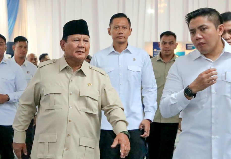 AHY ikut dampingi Prabowo di Balikpapan  <b>(kemenkoinfra)</b>