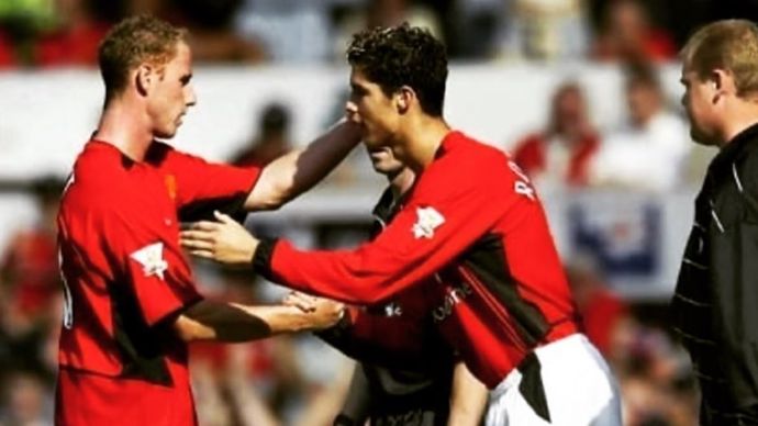 Nicky Butt (kiri) saat masih berseragam Manchester United