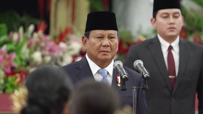 Prabowo Lantik 56 Wakil Menteri Kabinet Merah Putih 