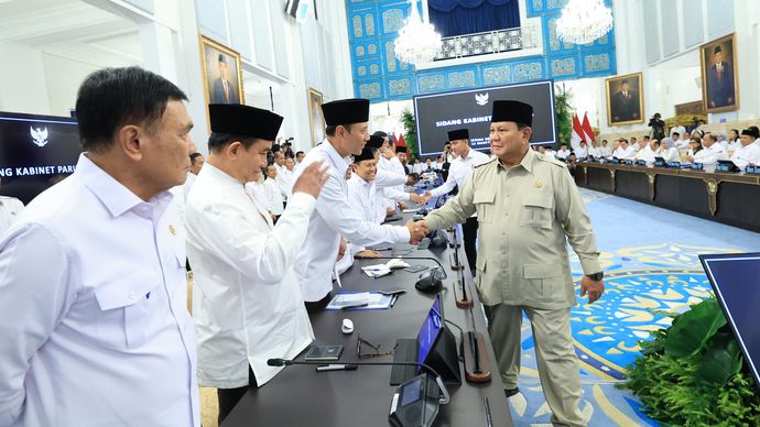Presiden Republik Indonesia Prabowo Subianto.