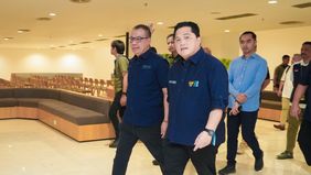 Menteri Badan Usaha Milik Negara (BUMN) Erick Thohir meninjau progres pengembangan Terminal 2F Bandara Internasional Soekarno-Hatta yang direncanakan menjadi terminal khusus untuk jamaah umrah dan haji.
