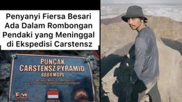 Tekuak Penyanyi Fiersa Besari Ada dalam Rombongan Pendaki yang Meninggal di Cartensz