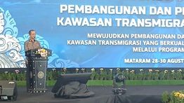 Mentrans Ajak Doa untuk Ojol Korban Rantis Saat Rakornis Transmigrasi