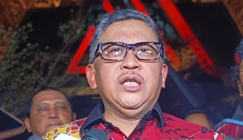 Sekretaris Jenderal DPP PDIP Hasto Kristiyanto saat ditemui usai acara Pagelaran Wayang Memperingati <b>(ANTARA/Agatha Olivia Victoria.)</b>