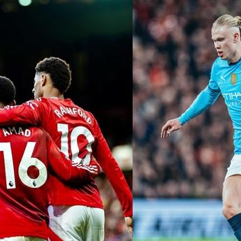 Beda Nasib Duo Manchester: Merah Menyala, Biru Kelabu