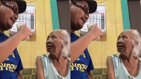 Kabar duka datang dari Mbah Leginah, sosok lansia yang dikenal melalui video-video lucunya bersama cucunya bernama Refido Kriska atau yang memiliki akun Instagram @refidoo.
