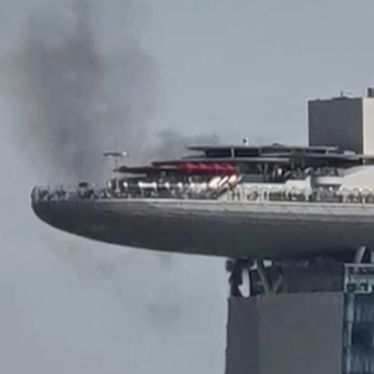 Marina Bay Sands Singapura Kebakaran!