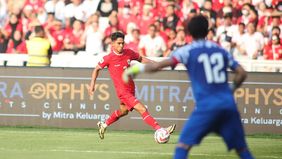 Timnas Indonesia tertinggal sementara atas Irak dengan skor 0-1 dalam lanjutan Kualifikasi Piala Dunia 2026 Zona Asia Grup F di Stadion Gelora Bung Karno.