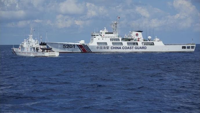 Ilustrasi Kapal China dan Filipina Alami Tabrakan di Wilayah Sengketa