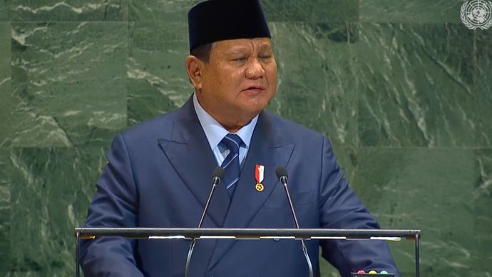 Presiden Prabowo Subianto dalam Sidang Umum PBB