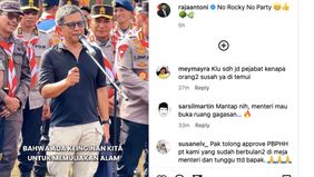 Menteri Kehutanan Raja Juli Antoni kembali menarik perhatian publik lewat unggahan terbarunya di Instagram pada Minggu, 27 Februari 2025.