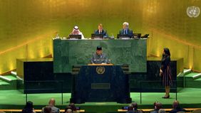 Pidato Presiden Prabowo Subianto dalam Sidang Tingkat Tinggi PBB, Senin, 22 September Waktu setempat, diwarnai insiden Mic mati