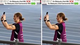 Kameramen Manchester United Curi Perhatian Saat Laga di Malaysia, Netizen: Lebih Cantik dari Mainnya MU