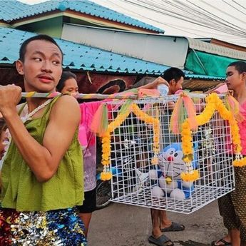 Unik, Negara Tetangga Indonesia Ini Pakai Boneka Doraemon untuk Ritual Panggil Hujan