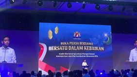 Wakil Presiden RI, Gibran Rakabuming Raka, menghadiri acara buka puasa bersama yang diselenggarakan oleh Kadin, Jumat, 14 Maret 2025.