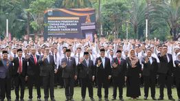 Pramono Lantik 2.703 PPPK Tahap I, Tekankan Integritas dan Etos Kerja
