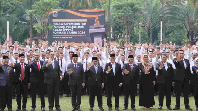 Pramono Lantik 2.703 PPPK Tahap I