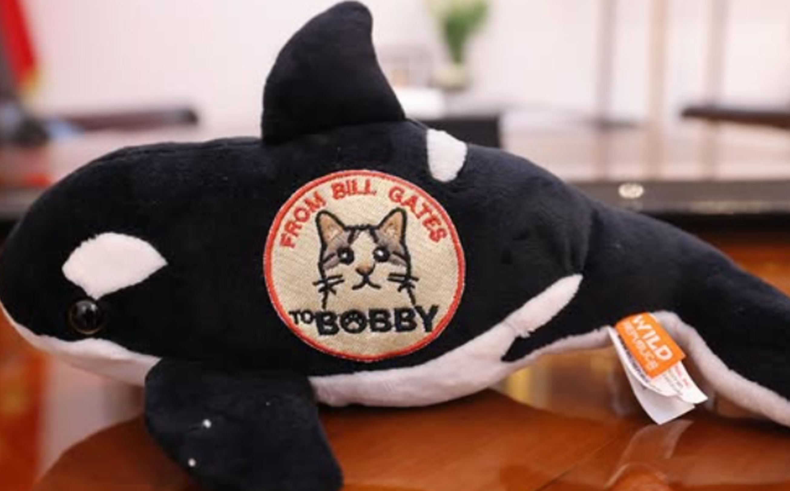 Boneka Paus dari Bill Gates untuk Bobby Kertanegara <b>(Instagram @prabowo)</b>