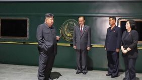 Pemimpin Korea Utara Kim Jong Un telah tiba di Beijing, China

