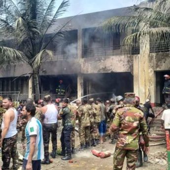Pesawat Tempur Jatuh di Area Kampus, 19 Orang Tewas, Lebih dari 50 Lainnya Luka-luka