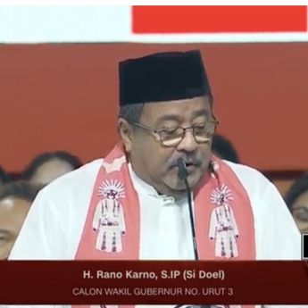 Rano Karno: Saya Bisa Benahi Kampung Orang, Masa Kampung Sendiri Nggak?