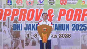 Gubernur DKI Jakarta, Pramono Anung secara resmi membuka gelaran Pekan Olahraga Pelajar Provinsi (POPPROV) dan Pekan Olahraga Provinsi (PORPROV) DKI Jakarta 2025 di Gelanggang Mahasiswa Soemantri Brodjonegoro, Senin, 4 Agustus 2025.