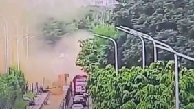  Sebuah pipa septic tank yang baru dipasang meledak di kota Nanning, China, menyebabkan semburan kotoran manusia setinggi sekitar 10 meter ke udara