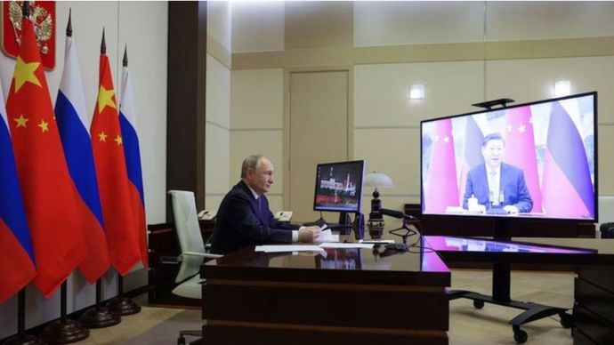 Putin dan Xi Jinping Lakukan Video Call