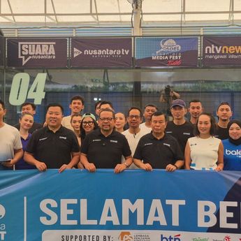 Nusantara Media Fest Padel 2026 Resmi Dibuka, Jadi Ajang Refreshing dan Silaturahmi