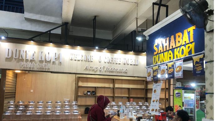 Dunia Kopi Pasar Santa