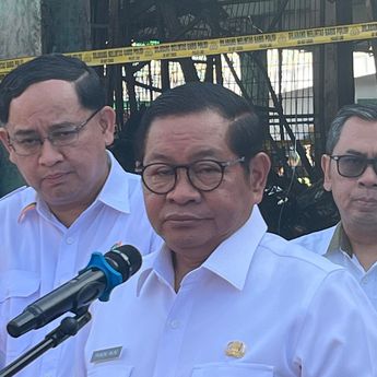 Pramono: Kerugian Kebakaran Pasar Induk Kramat Jati Rp10 Miliar