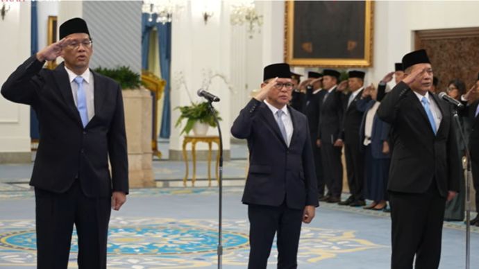 Pelantikan Menteri di Istana Negara