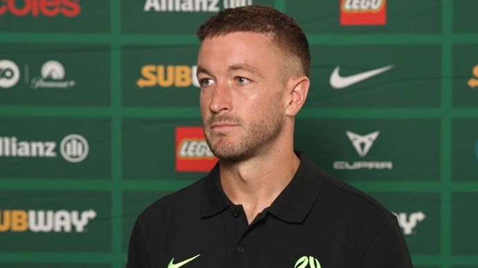 Adam Taggart, striker Australia tidak ingin memandang enteng kekuatan timnas Indonesia