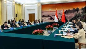 Puan Maharani, Ketua DPR RI, melakukan pertemuan dengan Chinese People's Political Consultative Conference (CPPCC), lembaga penasihat politik di Tiongkok, guna mengadakan diskusi tentang kolaborasi antara Indonesia dan Tiongkok.