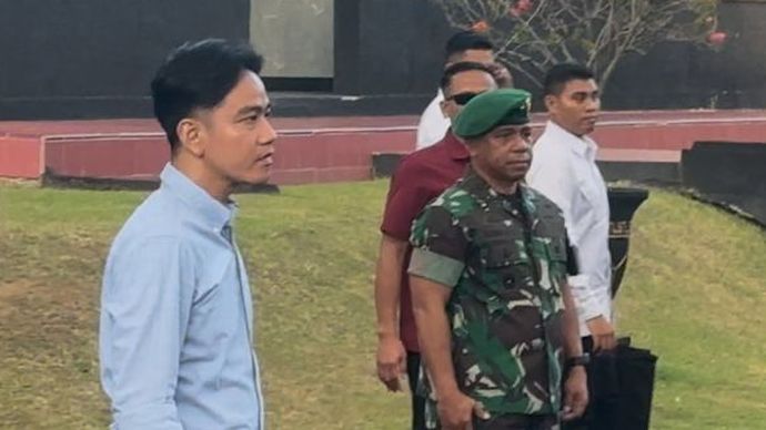 Wakil Presiden Gibran Rakabuming Raka di Akmil Magelang <b>(ANTARA)</b>