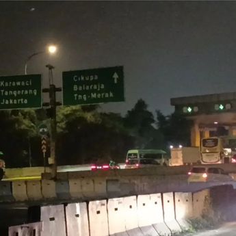 Banjir di Tol Jakarta-Tangerang Mulai Surut, Lalu Lintas Berangsur Normal