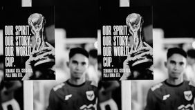 Team developer Timnas Indonesia, Bram Verbruggen mengatakan punya alasan memasang poster tersebut di semua tempat.