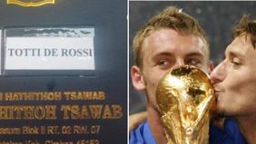 Anak asal Cirebon viral dengan nama gabungan dua legenda sepakbola Italia, Francesco Totti dan Daniele De Rossi.